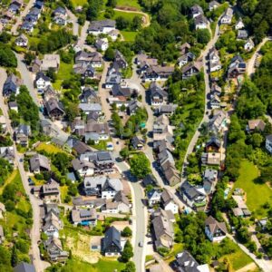 Ortsansicht in Schwalefeld im Bundesland Hessen, Deutschland